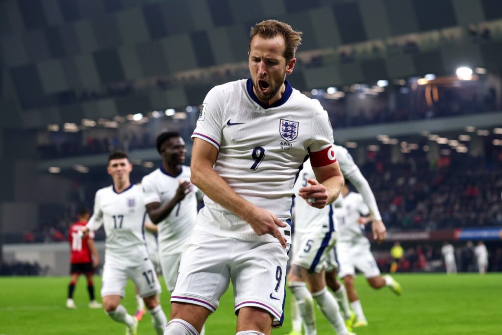 Harry Kane’s Two Goals Lead England to Victory Over Albania