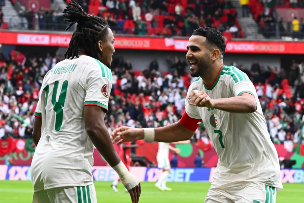 Algeria Shines with Mahrez’s Double Goal, Thrashing Sudan in a Stellar Opener