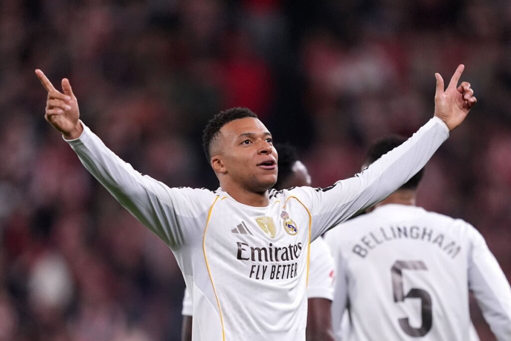 Real Madrid Triumphs Over Athletic Bilbao with Mbappé’s Double Goal Feature Real Madrid Triumphs Over Athletic Bilbao with Mbappé’s Double Goal Feature