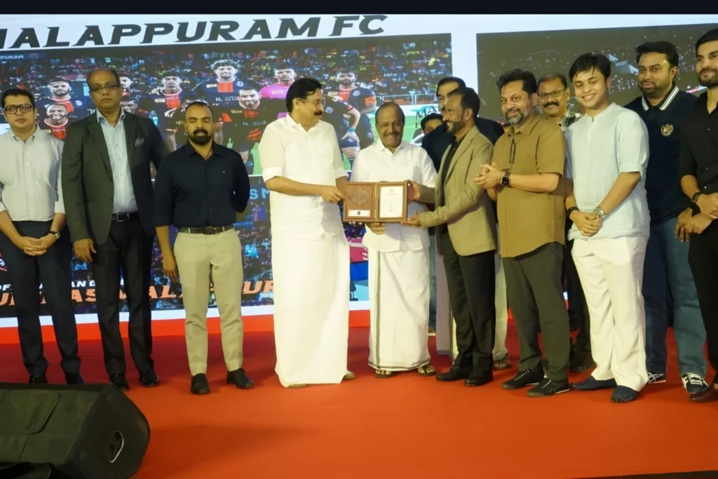 Malappuram FC Receives Excellence Award