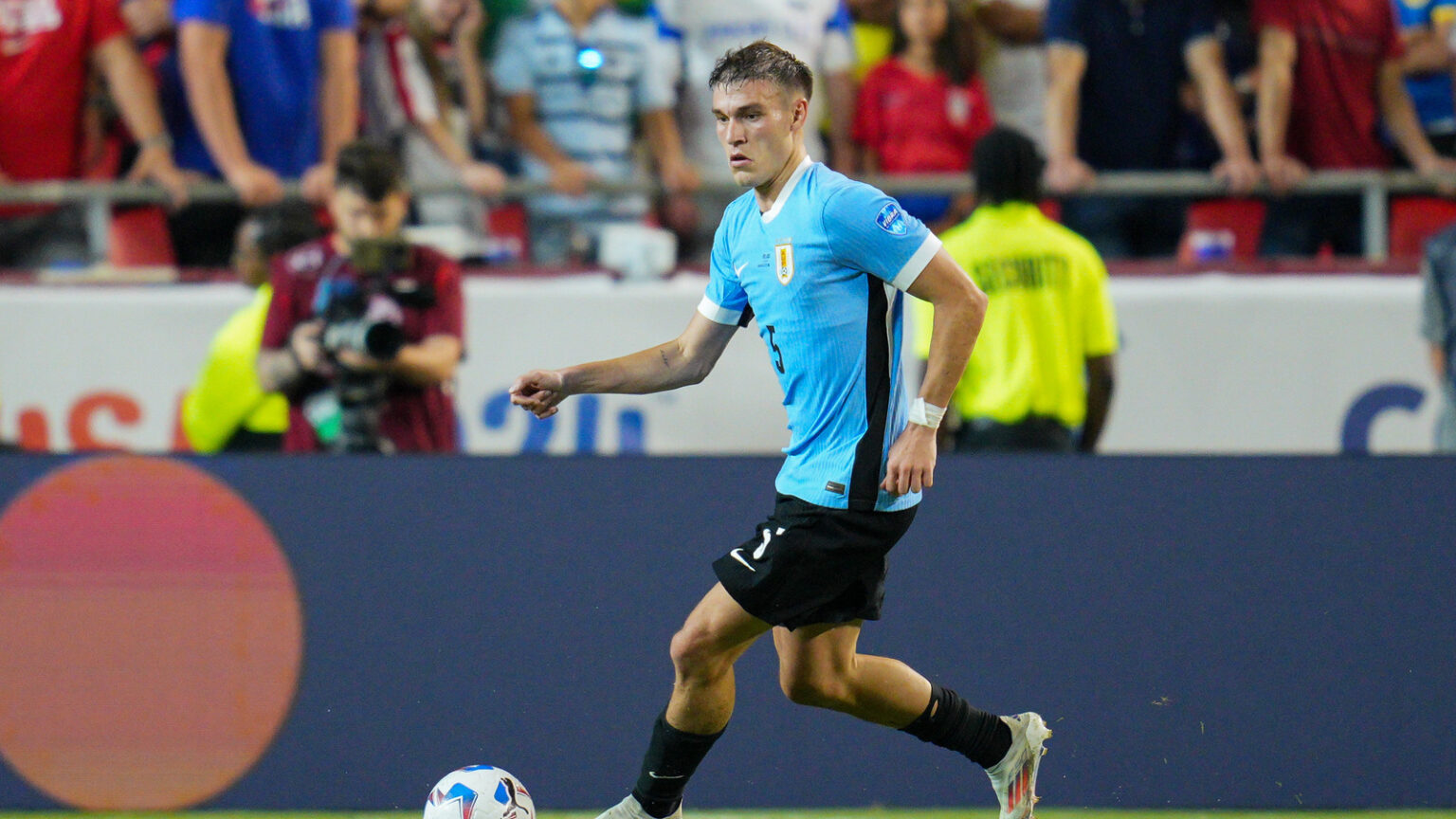 Manuel Ugarte Narrowly Escapes Red Card During Match Against England Manuel Ugarte Narrowly Escapes Red Card During Match Against England