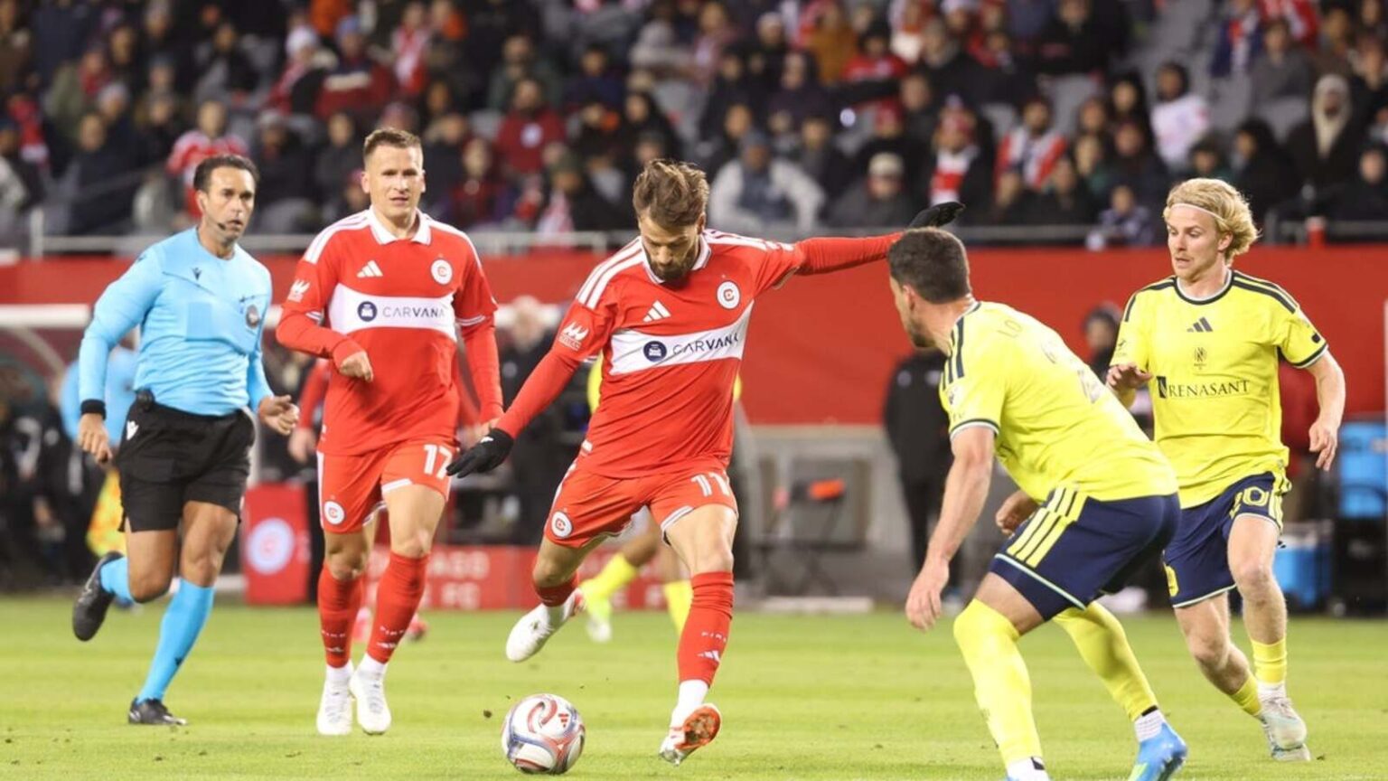 Chicago Secures Win with Early Goal, Ending Nashville’s Unbeaten Run Chicago Secures Win with Early Goal, Ending Nashville’s Unbeaten Run