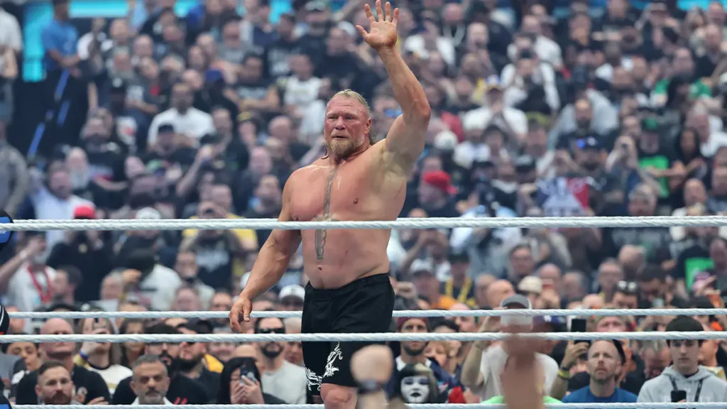 Cristiano Ronaldo Celebrates Brock Lesnar’s Wrestling Career Conclusion