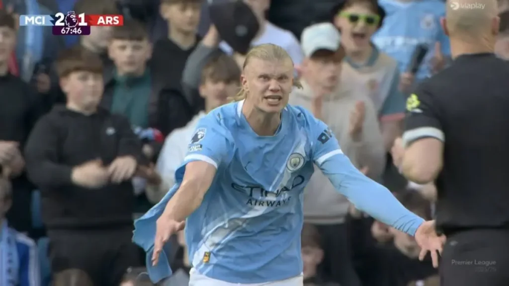 Gabriel Tears Haaland’s Shirt in Intense Showdown