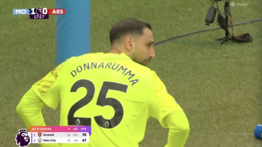 Havertz Equalizes for Arsenal After Donnarumma’s Costly Mistake Against Manchester City