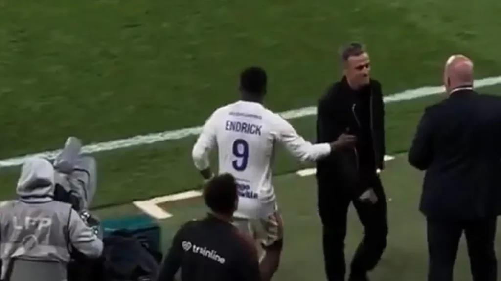 Luis Enrique explains why he didn’t shake Endrick’s hand after the match
