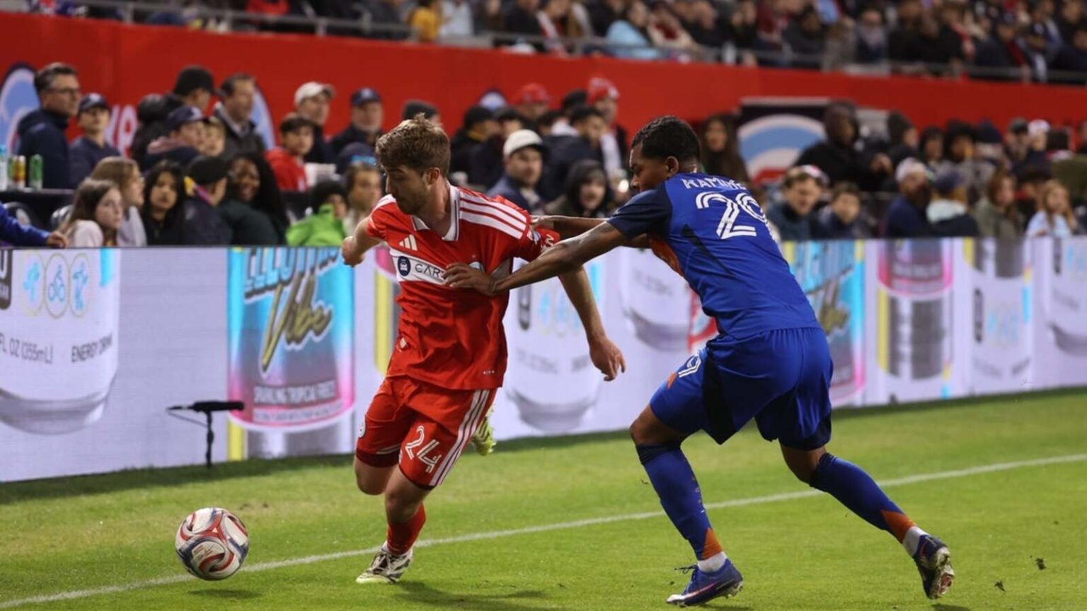 Evander’s Hat Trick and Late PK Propel Cincinnati Past Chicago