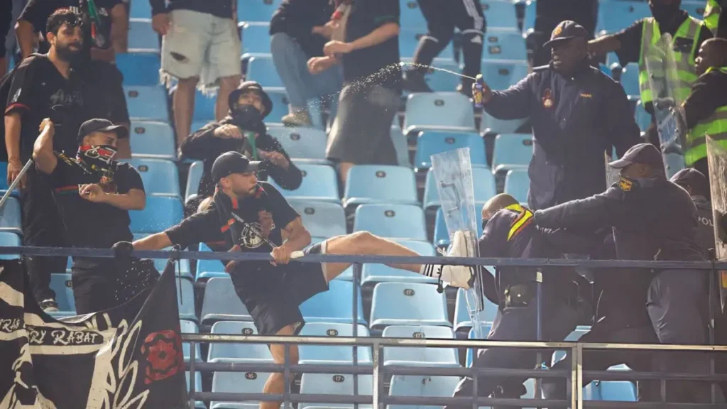 Incidents Erupt in the Stands During CAF Champions League Final’s First Leg