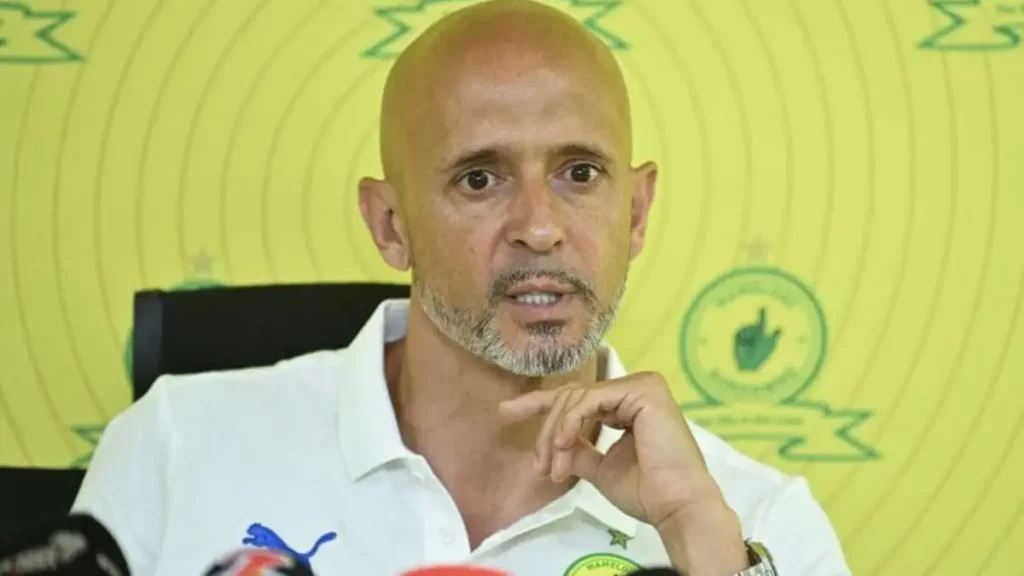 Miguel Cardoso discusses his part in the VAR controversy during the Caf Champions League final in Pretoria.