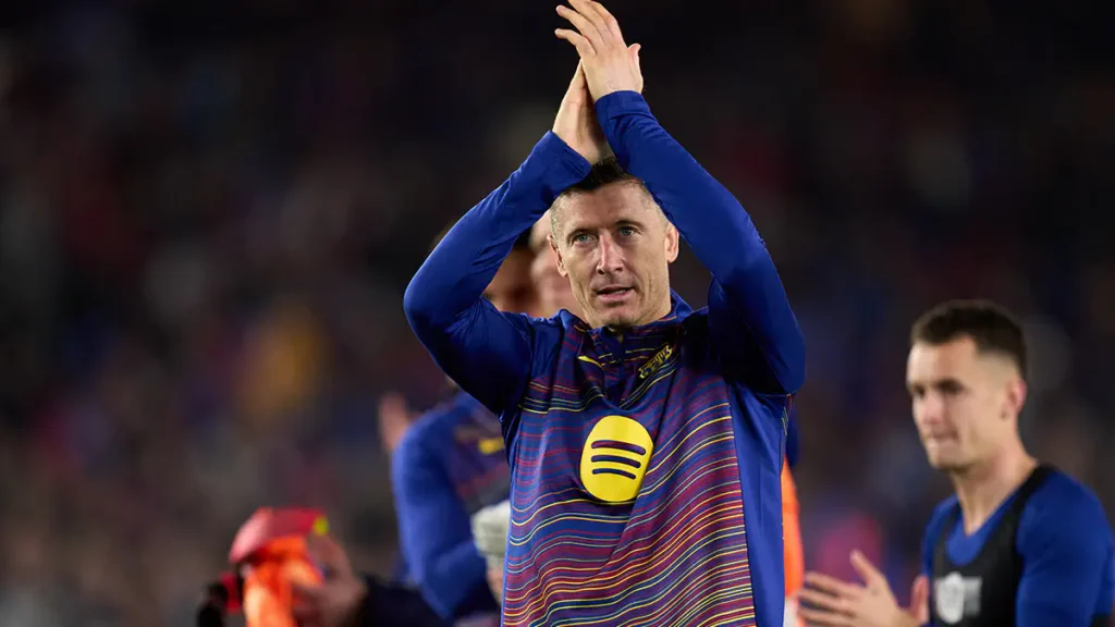 Robert Lewandowski is set to leave Barcelona