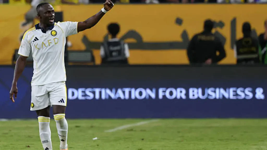 Sadio Mané scores to give Al Nassr the lead over Damac in Saudi Pro League