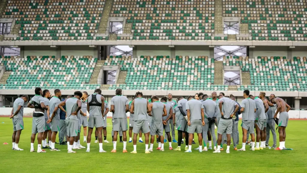 Thirteen Super Eagles Players Land in London for Unity Cup Match Against Zimbabwe