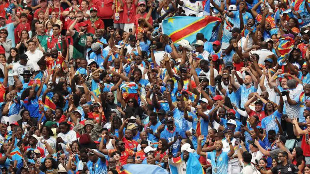 Congo Fans Shine Bright at the Match Against Portugal
