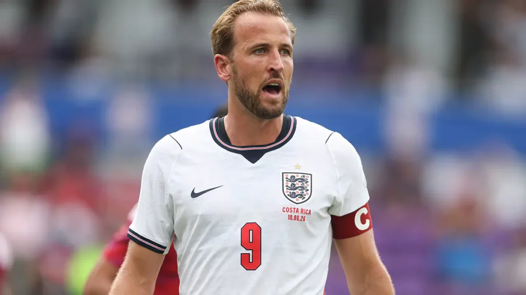Harry Kane’s penalty against Croatia misses, but referee calls for a retake