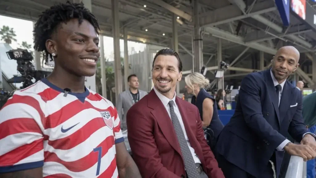 IShowSpeed Goes Wild in VIP Box After USA Goal, Almost Falls Out Window