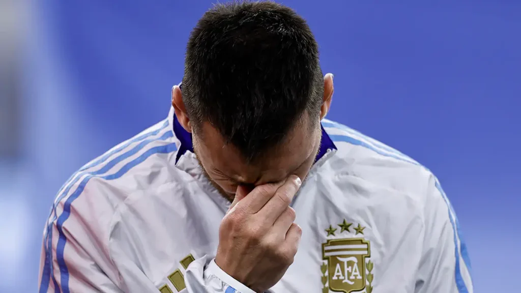 Lionel Messi Tears Up During Algeria Match Over Father’s Health