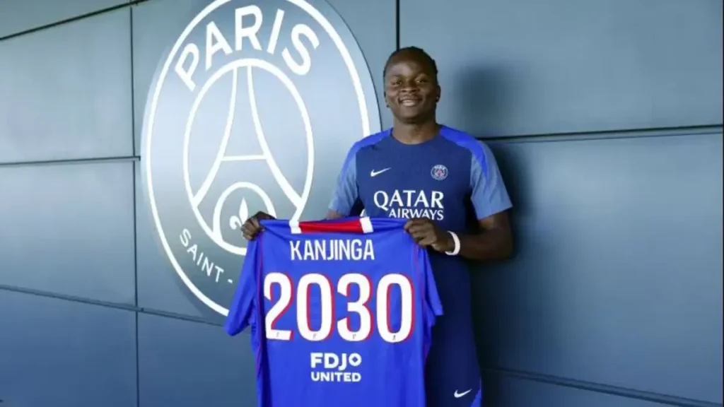 Merveille Kanjinga signs contract extension with Paris Saint-Germain’s women’s team