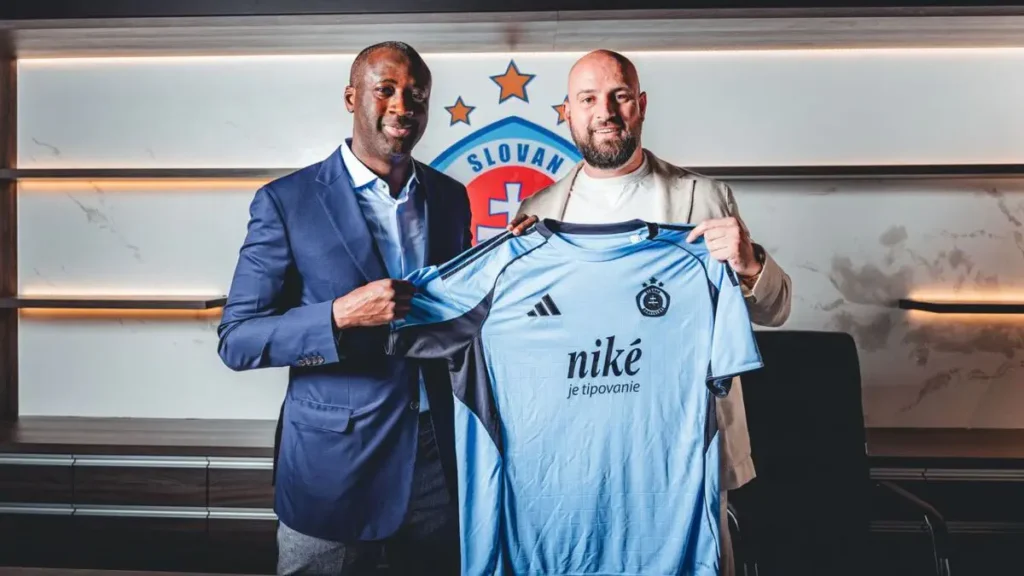 Yaya Toure, Slovan Bratislava’s new head coach, says he’s excited to manage a big club Yaya Toure, Slovan Bratislava’s new head coach, says he’s excited to manage a big club